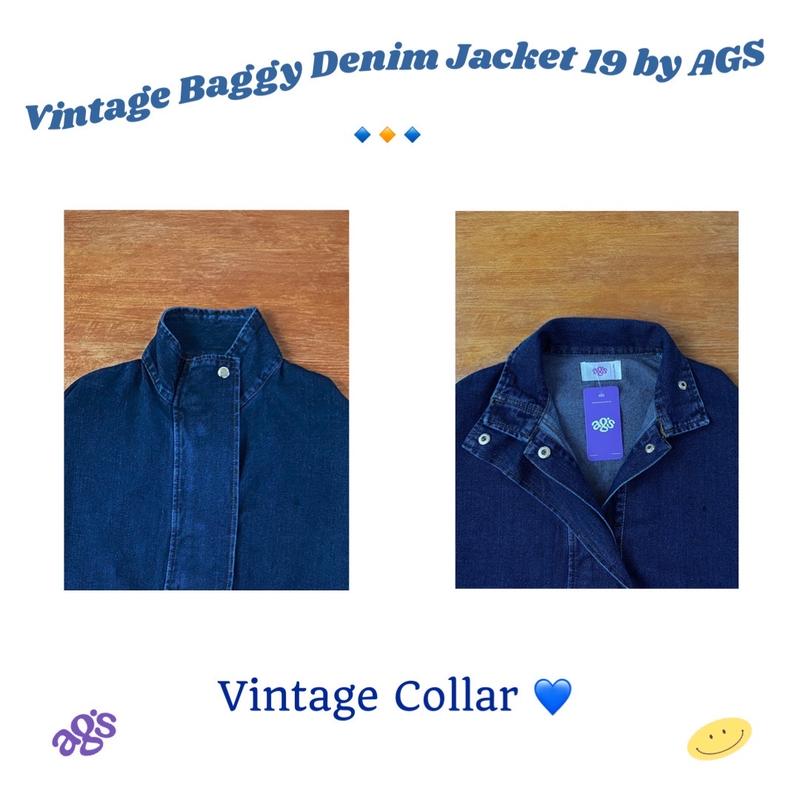 Vintage Baggy Denim Jacket 19 by AGS 7