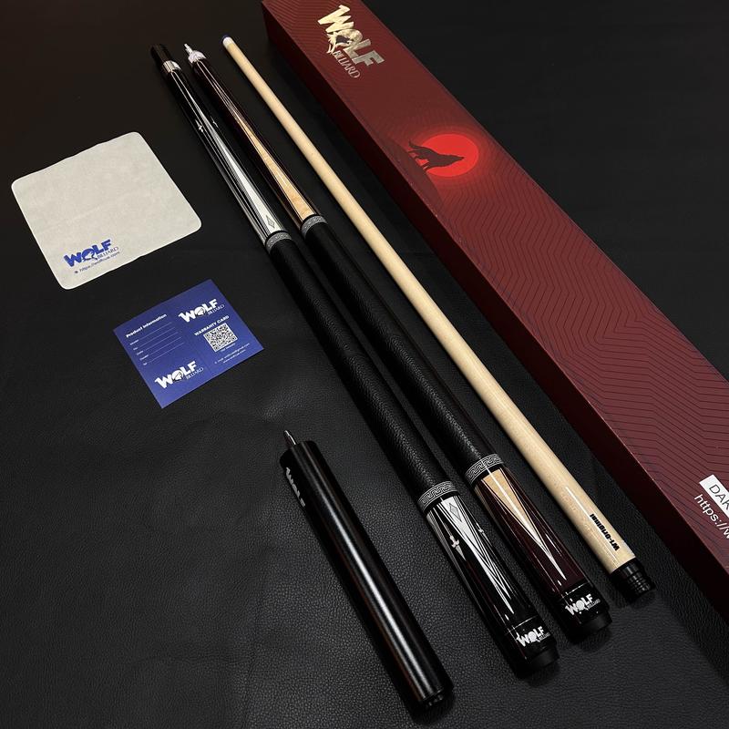  Cơ Bida  Wolf AP  Ngọn Mộc Bản Dakota Chuôi Gỗ Phong Canada Tẩy Kính Allin Phân Phối Chính Hãng XBilliard  Tặng Kèm Bao Da Găng Tay Lơ Khăn Lau Cơ  