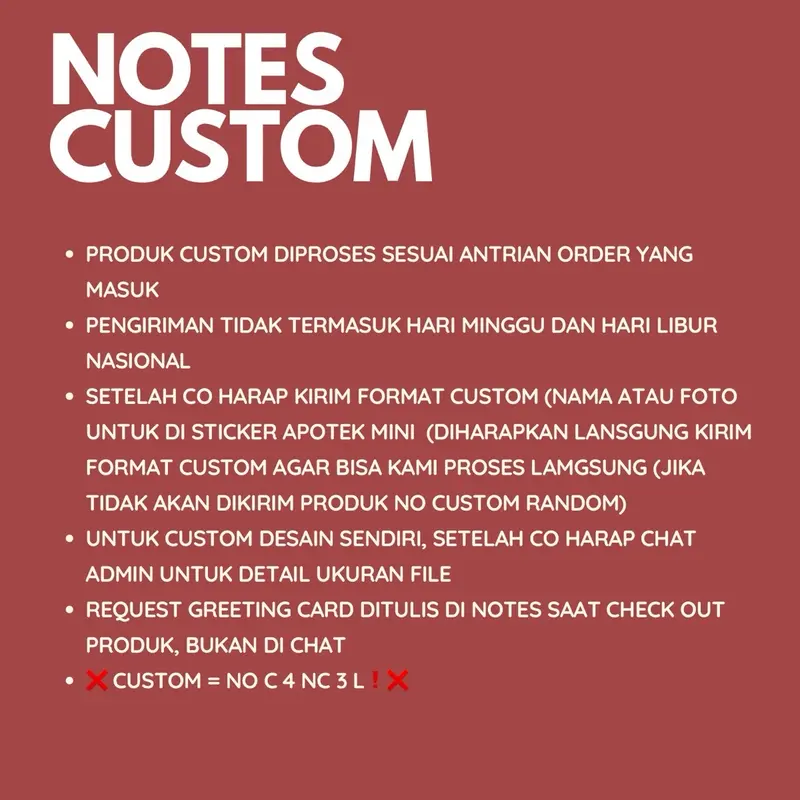 (1 HARI JADI) KADO APOTEK MINI CUSTOM | ULANG TAHUN | KADO UNIK | COMELO GIFT 3