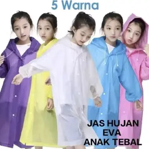 Jas Hujan Eva Anak Jas Hujan Poncho Anak Jas Hujan Anak Warna-warni