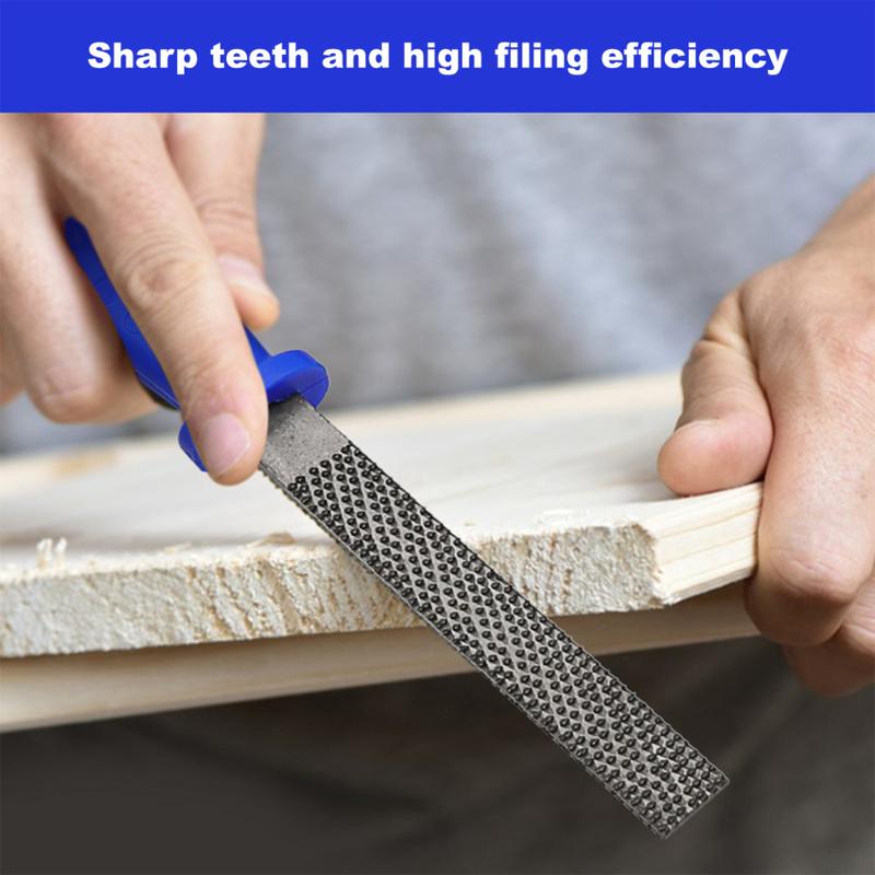3PCs Files for Wooden /Metal Flat, Round, Half-round 6 Inch Wood Rasp File Carpentry Woodworking Sharpening 6