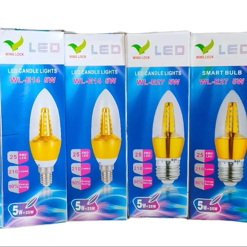 WING LOCK LED Candle Lights 5W #Kuning #Putih #Lampu - Shop | Tokopedia