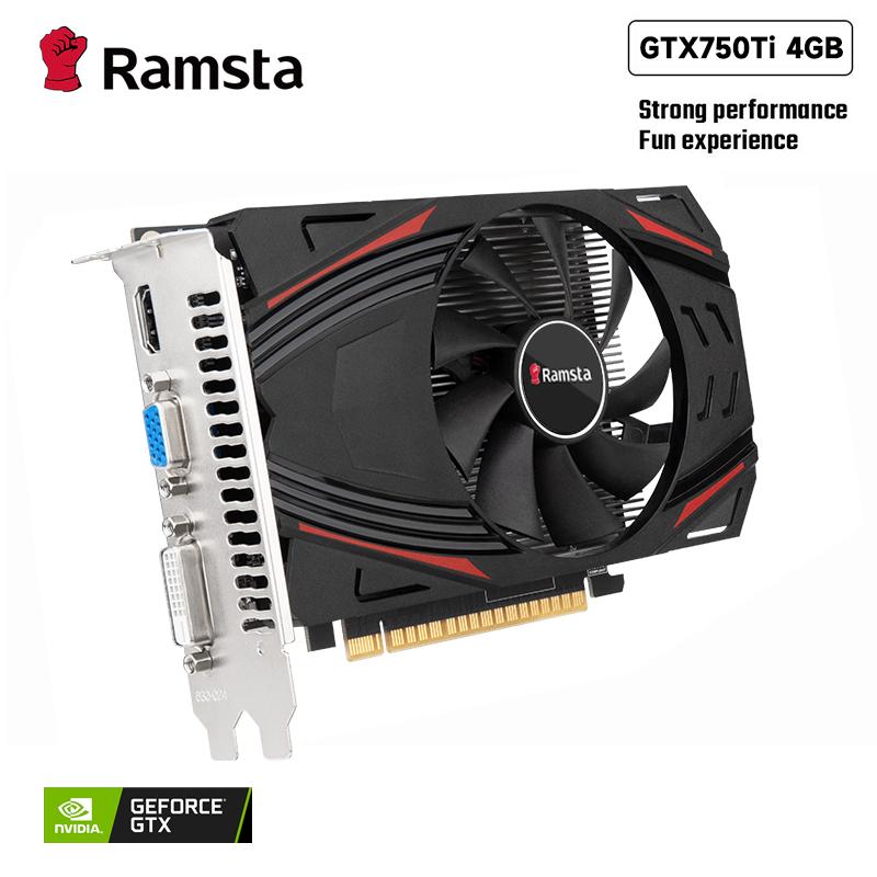 Ramsta GTX750Ti GT730 Graphics Card 4GB GDDR5 Nvidea GeForce