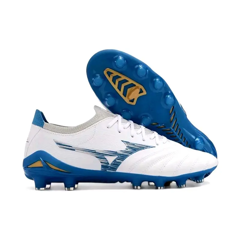 Sepatu Bola Mizu Beta 4 White Blue