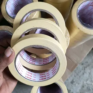 Masking /Lakban Kertas penyekat cat mobil 40 Meter 2.4 mm - lakban Kertas Berkualitas Tinggi untuk Proyek Anda