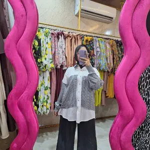 Atasan Koa - 683 - Kemeja Wanita / Blouse Cewek / Atasan Berkerah