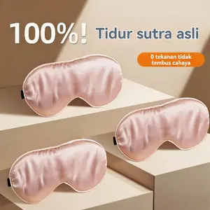 【Sam's market】Masker Mata 100% Kapas untuk Tidur Nyaman Eye Sleep - Tidur Sutra Asli Tanpa Tekanan Cahaya