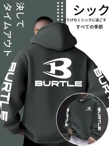 メンズ 秋冬 トレンディ レタープリント フーディー、カジュアルカンガルーポケット、ドローストリングキャップデザイン、ストリートファッション スウェットシャツ