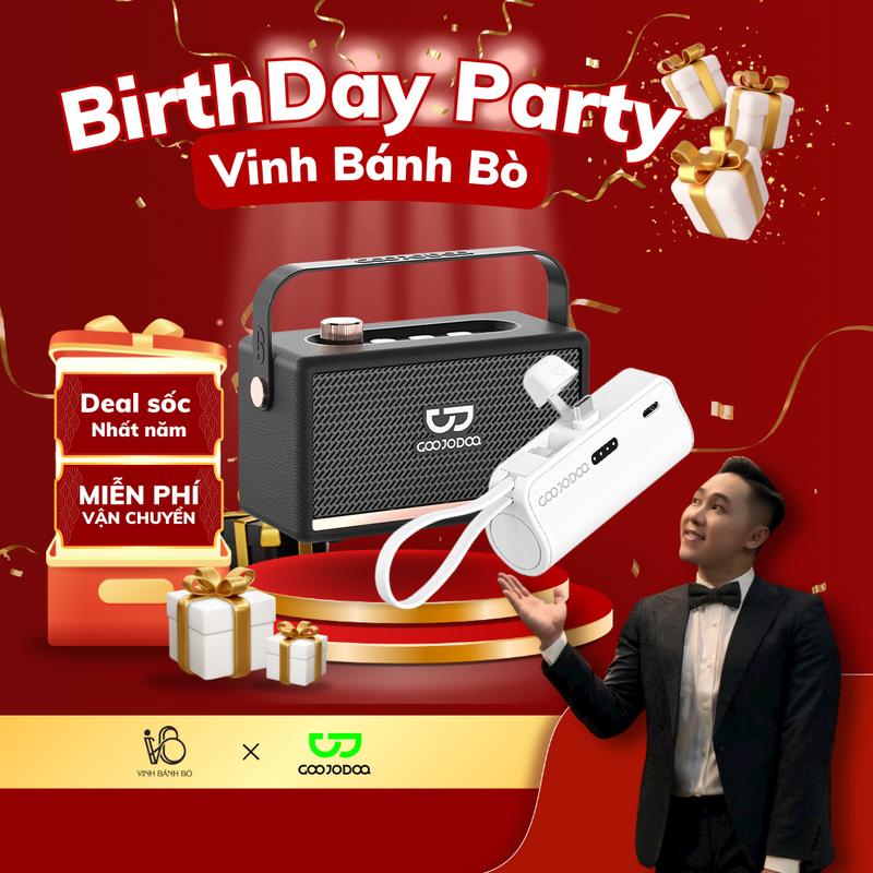 【GOOJODOQxVinhbanhbo Loa Bluetooth Goojodoq loa di động không dây phong cách BT Kết nối không dây Hỗ trợ cuộc gọi rảnh tay Nghe Nhạc