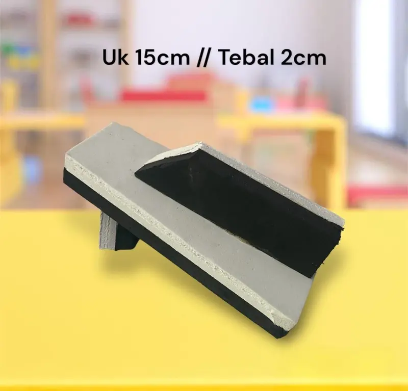 ROSKAM ACIAN UK 15CM PENGHALUS PENGGOSOK ACIAN KARET ACIAN SPON ACIAN MURAH 2