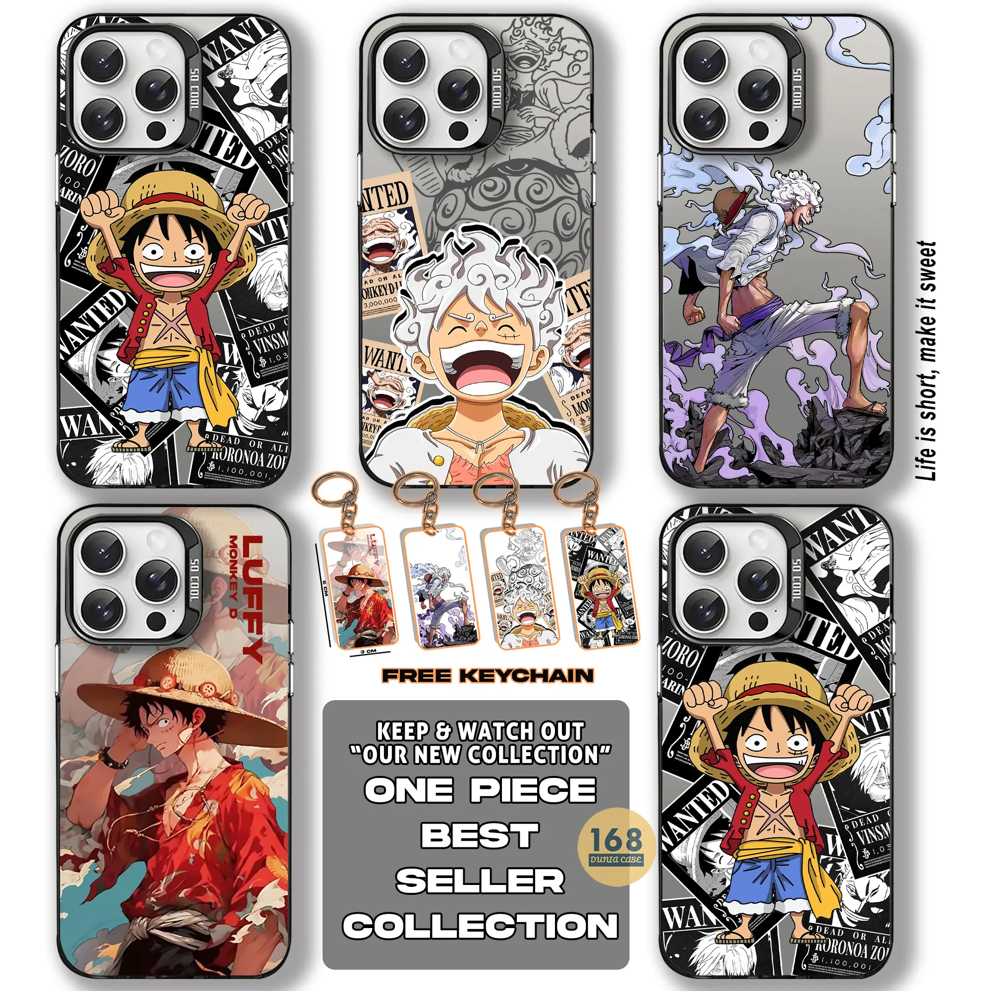 Premium Matte Hardcase IMD for Iphone DU461 One Piece Casing Handphone Hologram Polycarbonate Color