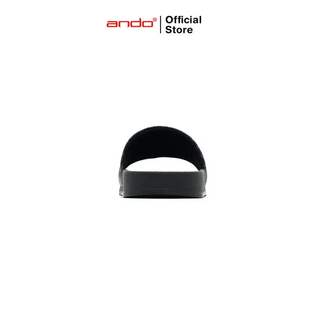 Ando Official Sandal Selop Slip On Tigras Pria Dewasa - Hitam/Coklat 3