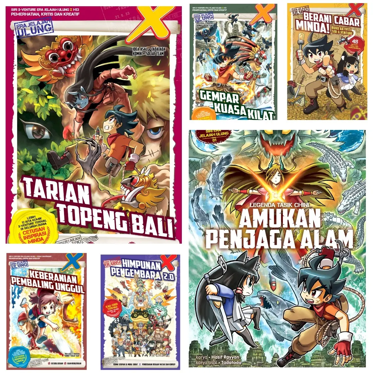 Komik Siri X-VENTURE Era Jelajah Ulung