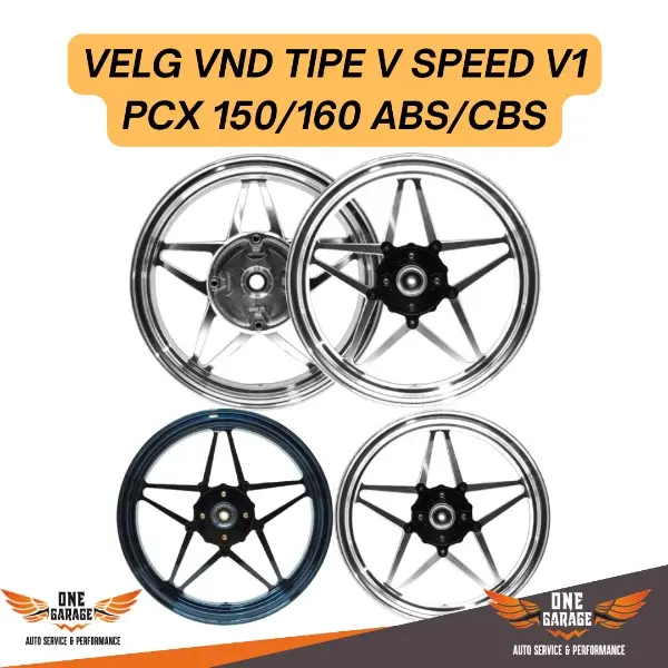 Velg VND V Speed V1 PCX 150 160 ABS & CBS 185x14 215x14 Mesin Motorcycle Roda Ban Bearing