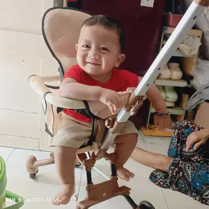 【kardus yang dipertebal】【COD】HARMONY SHOP Kereta bayi  kereta bayi lipat  kereta bayi serbaguna ajaib — kereta roda tiga ringan‑mudah dilipat dan bisa dibawa ke pesawat  dilengkapi kursi dua arah  sistem rem serta desain kokoh (model netral)