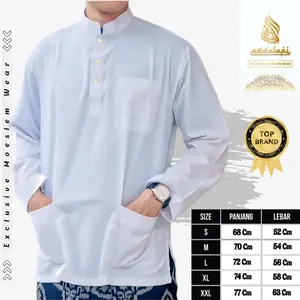 Baju koko melayu/ baju koko al khidmah/ koko Assufi/koko Assalafi [Toyobo Premium Grade A]