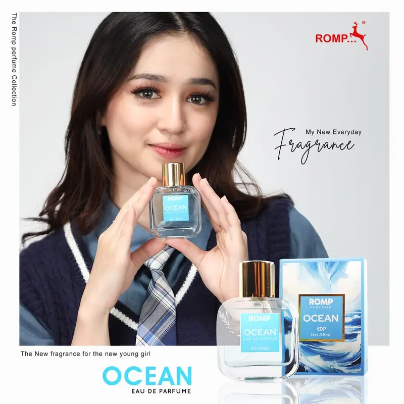 Romp Ocean Eau De Parfum Wanita 50ML Wangi yang Memikat Hidung Default