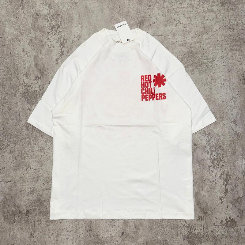 Baju Kaos Red Hot Chili Peppers - T Shirt Rhcp White 20s 0