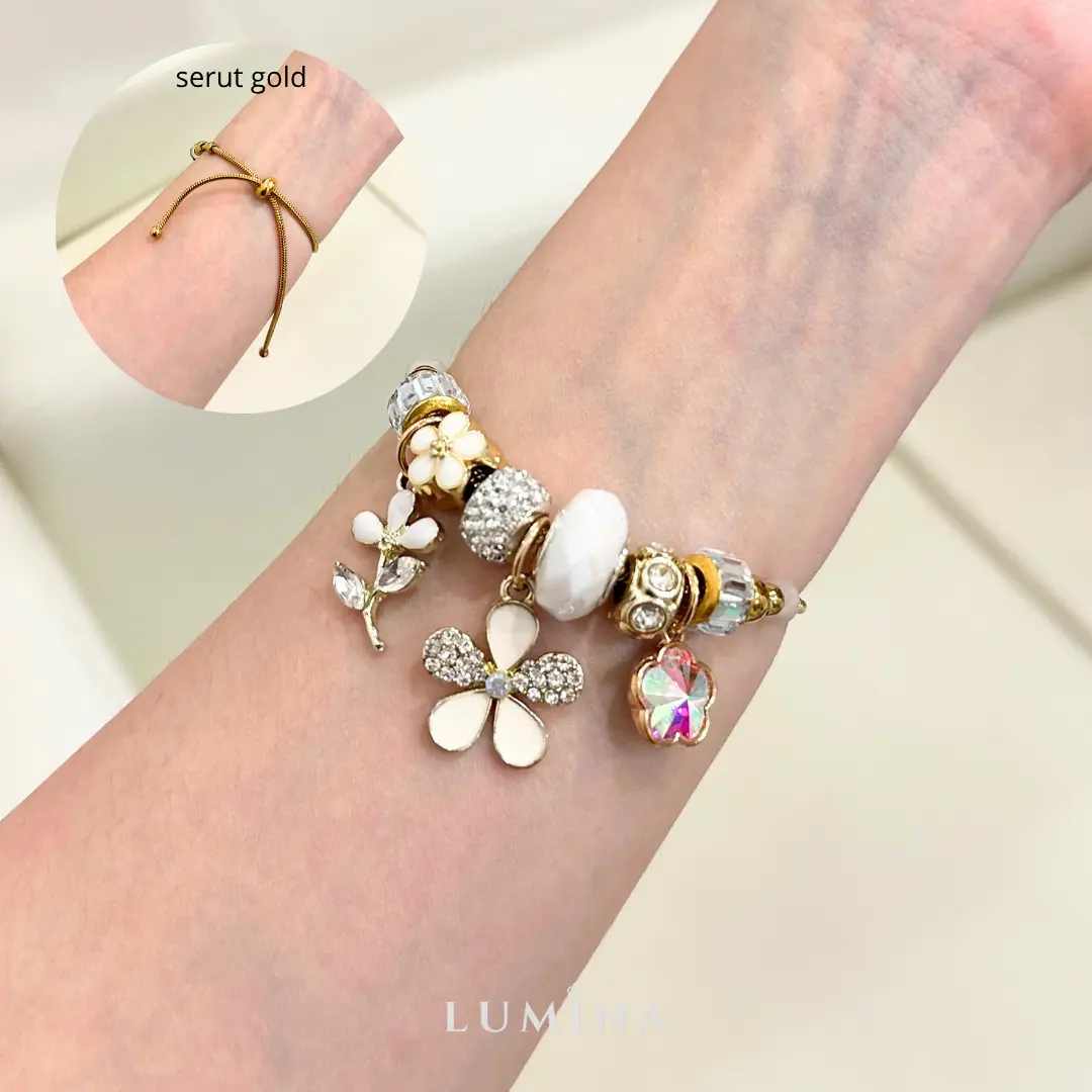 Bunga Gold (Serut, Titanium Grade A)