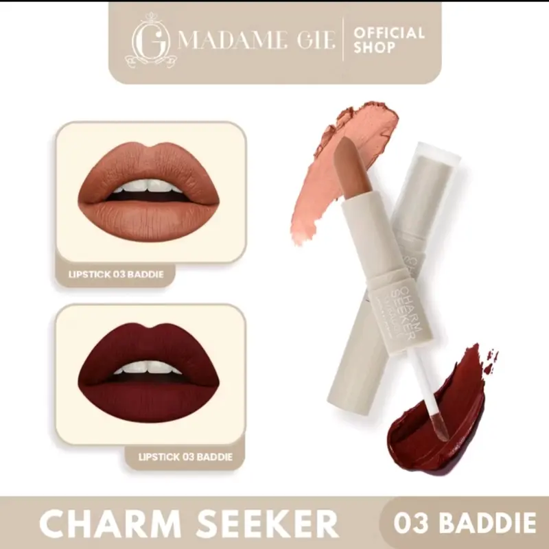Bibir Lipbalm Kosmetik Charmseeeker Lipstik Ombre 2in1 Produk Wanita 5