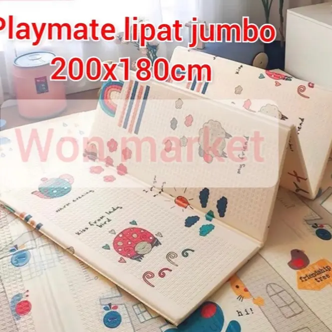 Karpet lipat | playmat | playmate L | karpet L | playmate 180x200cm | tikar lipat | platmate bayi | playmat anak anak