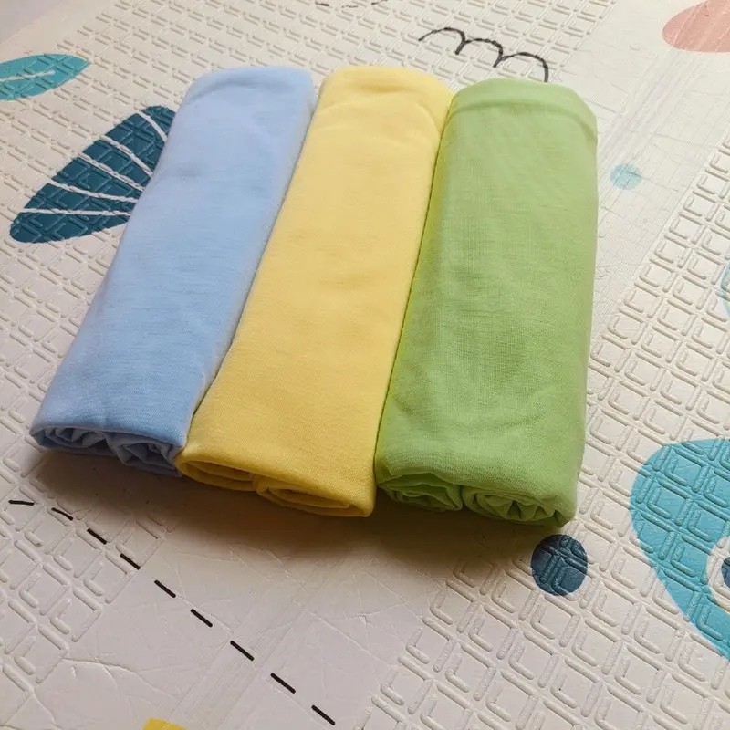 3pcs Bedong Bayi Persegi 110x90cm Warna Baby Halus Dan Lembut Alas Tidur cuci kering zoo pink bedong  instan premium Anak-Anak 2