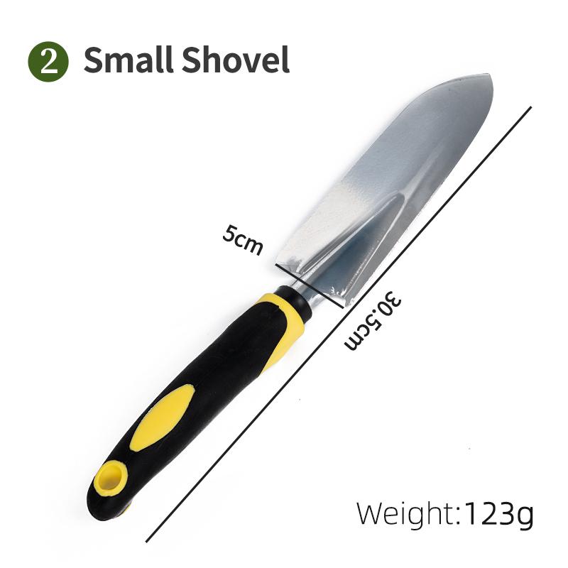 Product Introduction of Garden Tool Set Heavy Duty Garden Trowels Cast Aluminum Garden Hand Shovels with Non Slip Rubber Grip Idea for Transplanting Weeding Digging Planting Shovel Rake Hoe Gardening Tools 3