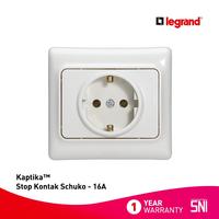 Gambar Legrand Kaptika - Stop Kontak Schuko - 16A - Putih dari Legrand Indonesia Kota Administrasi Jakarta Utara 4 Tokopedia