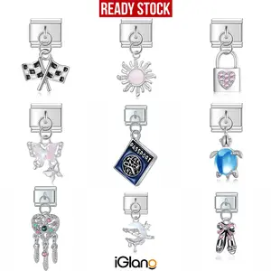 Italian Charm Bracelet - Gelang Wanita - Gelang Pria - Gelang Italian Charm - ICR002