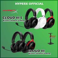 Gambar Hyperx Cloud III S / Cloud III Wireless Gaming Headset Cloud 3 - Cloud III Wireless-Red, Headset Only dari Officiall Brands Kota Administrasi Jakarta Barat 1 Tokopedia