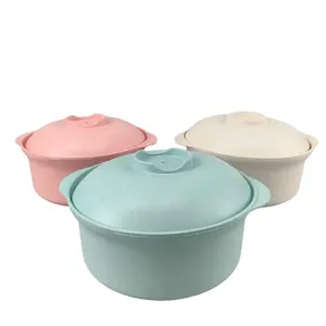 Isi 2 Pcs Mangkok Tutup Ramen Clio 3526 BPA Free Food Grade Tebal Anti Pecah Plastik