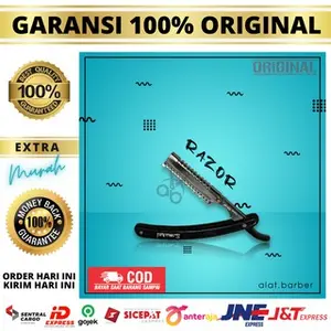 RAZOR SAMURAI Razor Shaving Barbershop Razor Isi Silet Razor Plastik Safety Razor Pisau Cukur Barber
