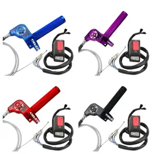 Paket Hemat Gas Spontan Kontan Roller 1 Kabel Model V2 Acerbis CNC Universal Bahan Full CNC + SAKLAR ON OF STATER MODEL KTC 030