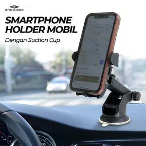 PROMO OTOHEROES Smartphone Car Holder Adjustable 360 Degree with Suction Cup - T003