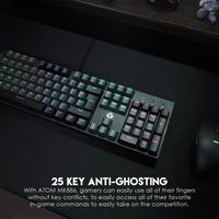 Gambar FANTECH ATOM MK886 RGB MECHANICAL Gaming Keyboard - Blue, Abu-abu dari GGSTORESBY Kota Surabaya 3 Tokopedia