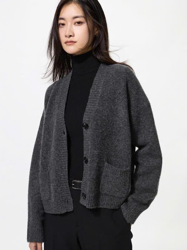  Áo len cardigan chất liệu sợi len Souffle mềm mịn hàng Nhật nộinđịa 