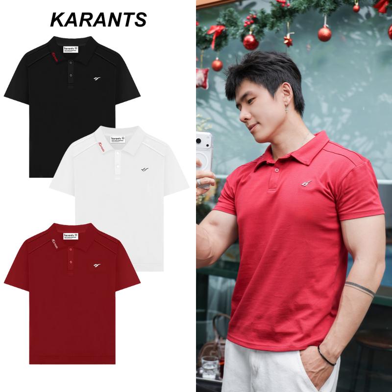   BST Tết 2026  Karants Áo Polo Cleanfit Tết Horse Logo Kim Loại Chi Tiết Thêu Sắc Nét Local Brand Streetwear - KR309 