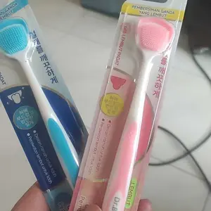 Dr.Baek Sikat Lidah Profesional Bahan Silikon Lembut Membersihkan Dengan Lembut Aman Dan Nyaman gel pembersih Lidah tongue cleaner