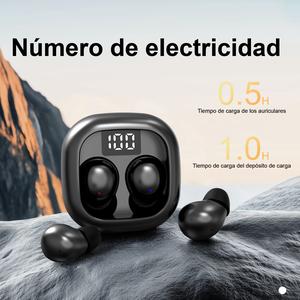 auriculares invisibles con bluetooth invisibles,micro pequeños,para el trabajo,auriculares inalámbricos para dormir,auriculares bluetooth invisibles y compactos: pequeños, discretos y ocultos dentro del oído.perfectos para mujeres que duermen sobre su cos