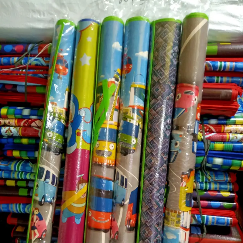 Karpet Tikar Lipat Gulung Eva Spon Ukuran 150x120cm Motif Campur Random Karpet alas Spon Laminating tikar tidur Alas lantai plastik hampers 3