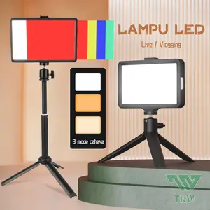 TNW Lampu Foto Lampu LED Video Light Fill light Tripod Ring Light Lampu Fotografi Live Vlogging