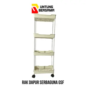 RAK DAPUR SERBAGUNA GSF 4 SUSUN BERODA