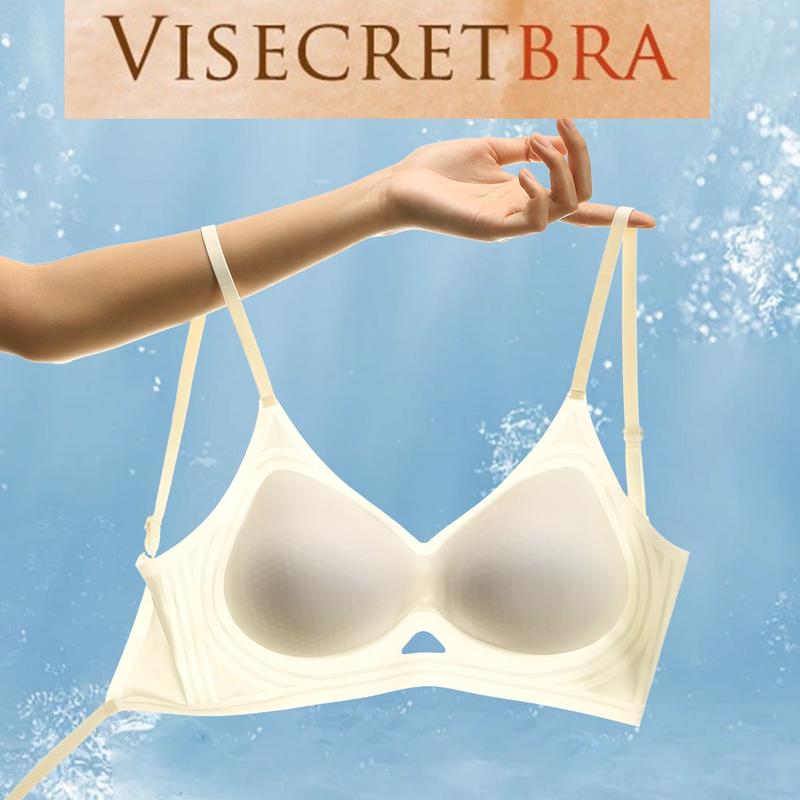250387 -- Áo Lót Nữ Không Gọng Nâng Ngực Mút Mỏng 3D Siêu Nhẹ Co Giãn 4 Chiều Không Lộ Viền Ôm Sát Tôn Dáng Chống Tuột Mặc Áo Dài Áo Thun Không In Dấu Lưng Áo Lót Không Gọng Mặc Hằng Ngày Thoải Mái Không Gây Ngứa Không Xê Dịch VISECRET BRA