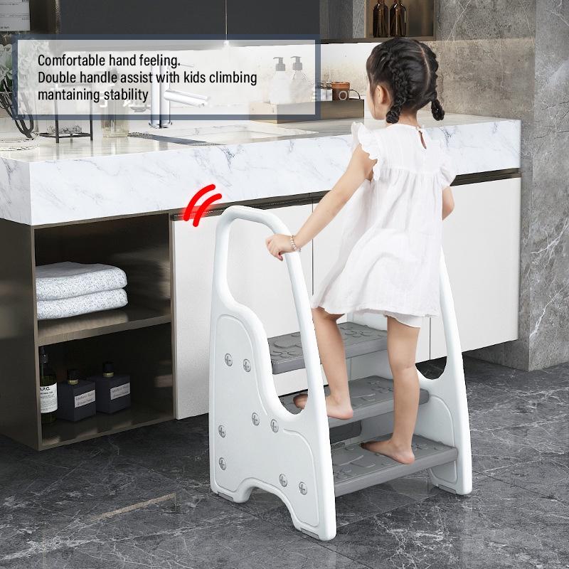 Child Safety Triple Step Stool 3