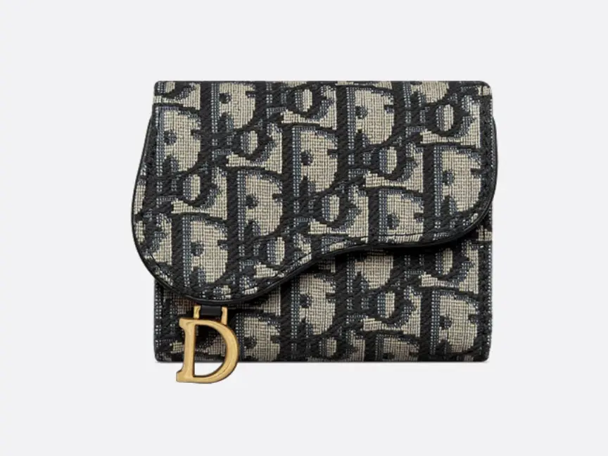 (JAPAN EXCLUSIVE) DIOR SADDLE OBLIQUE COMPACT WALLET