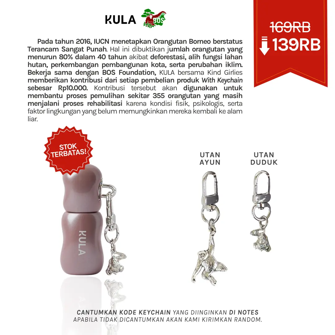KEYCHAIN–ORANG UTAN