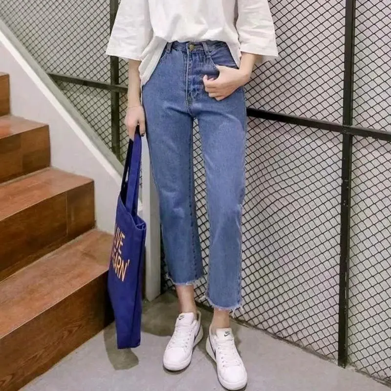 Celana Boyfriend Invite (Size 27-34) Celana Jeans Wanita Panjang Waist