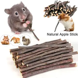 Mainan Hamster Stik Apel (5pcs) - Apple Orchard Stick - Chew Toy - Gigitan Hamster