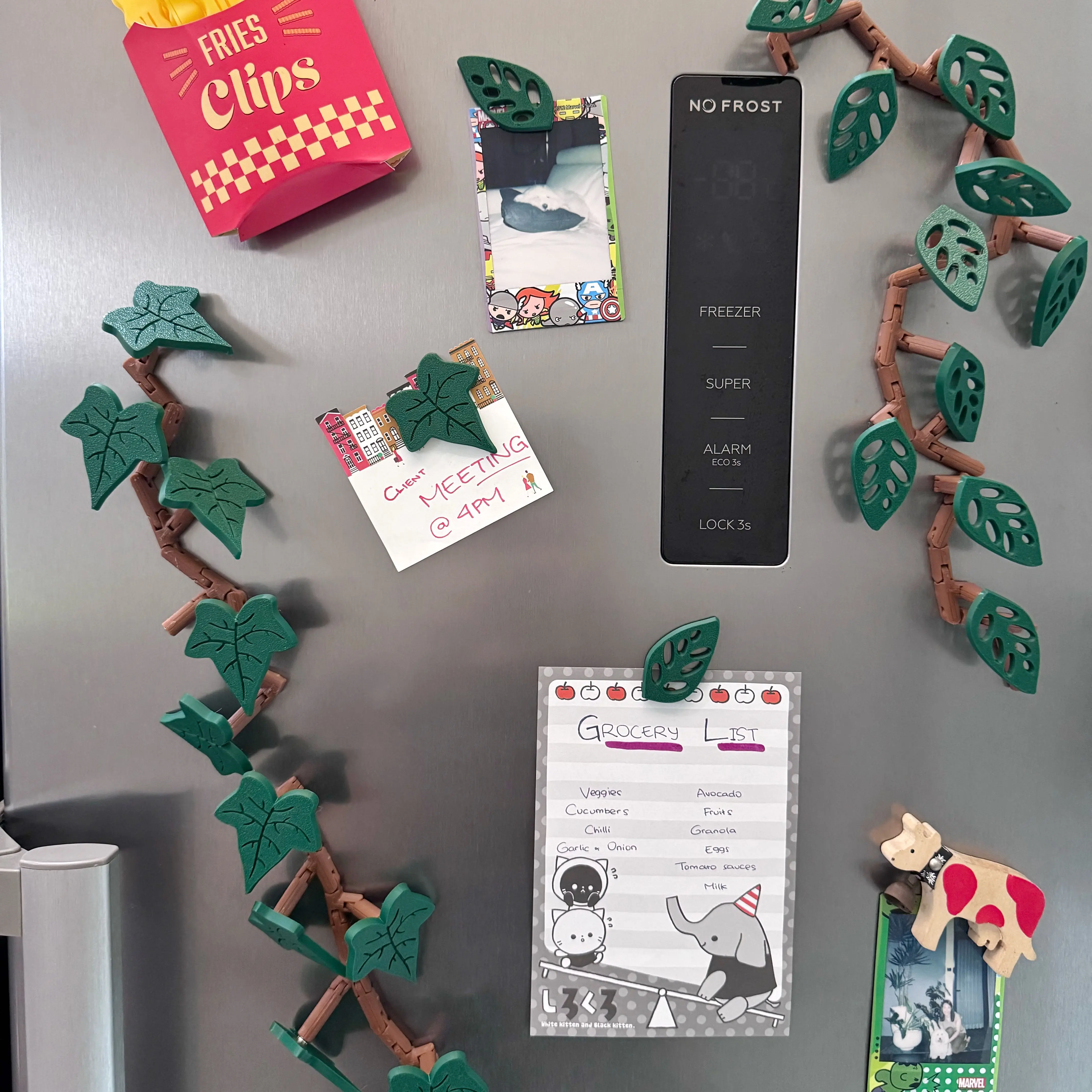 Aesthetic Fridge Magnets | Leaves Magnet | Magnet Kulkas Aesthetic | Magnet Lucu Unik | Magnet Kulkas Monstera | Magnet Kulkas Ivy | Magnet Tanaman Hias