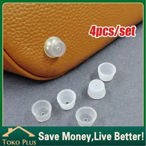 [4pcs] Hardware Bag Stud Protector Cover Silikon Aksesoris Tas Pelindung Kaki Tas / Silikon Pelindung Kaki Tas